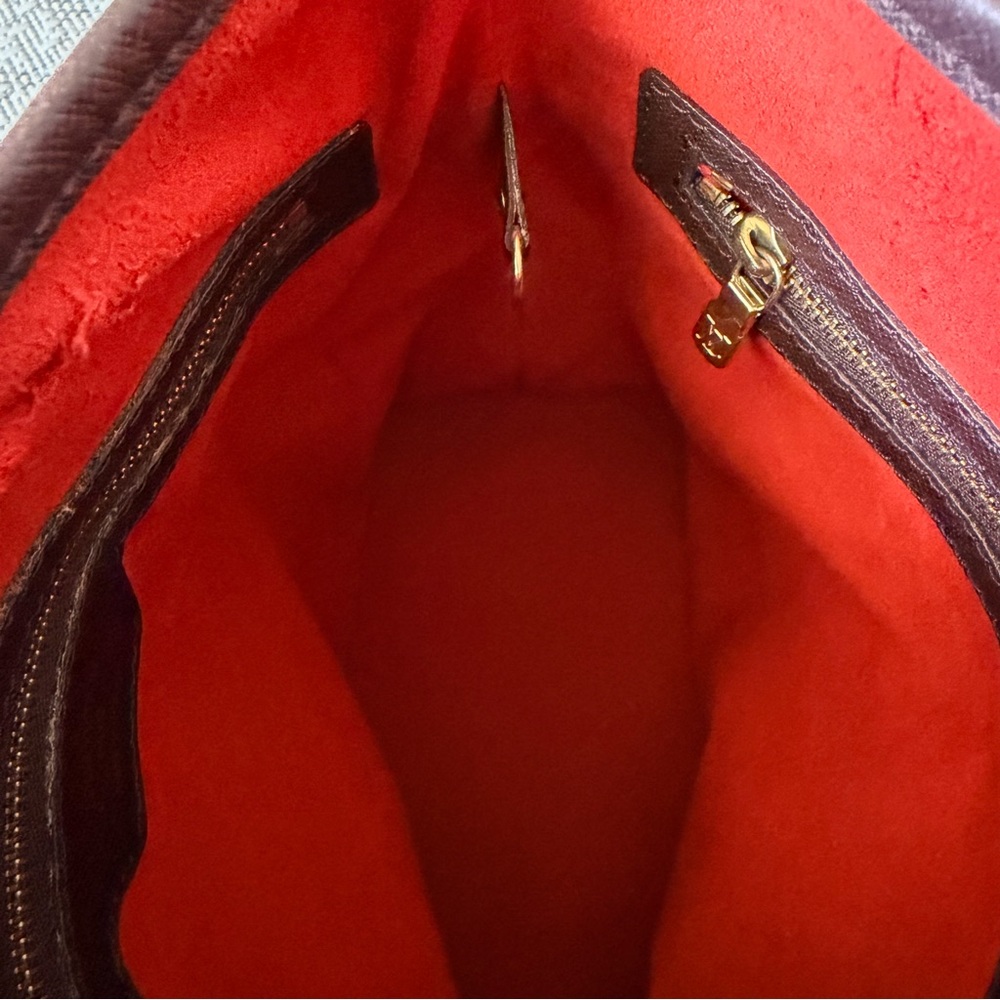 Louis Vuitton Damier Ebene Marais Bucket Bag - Picture 8 of 9